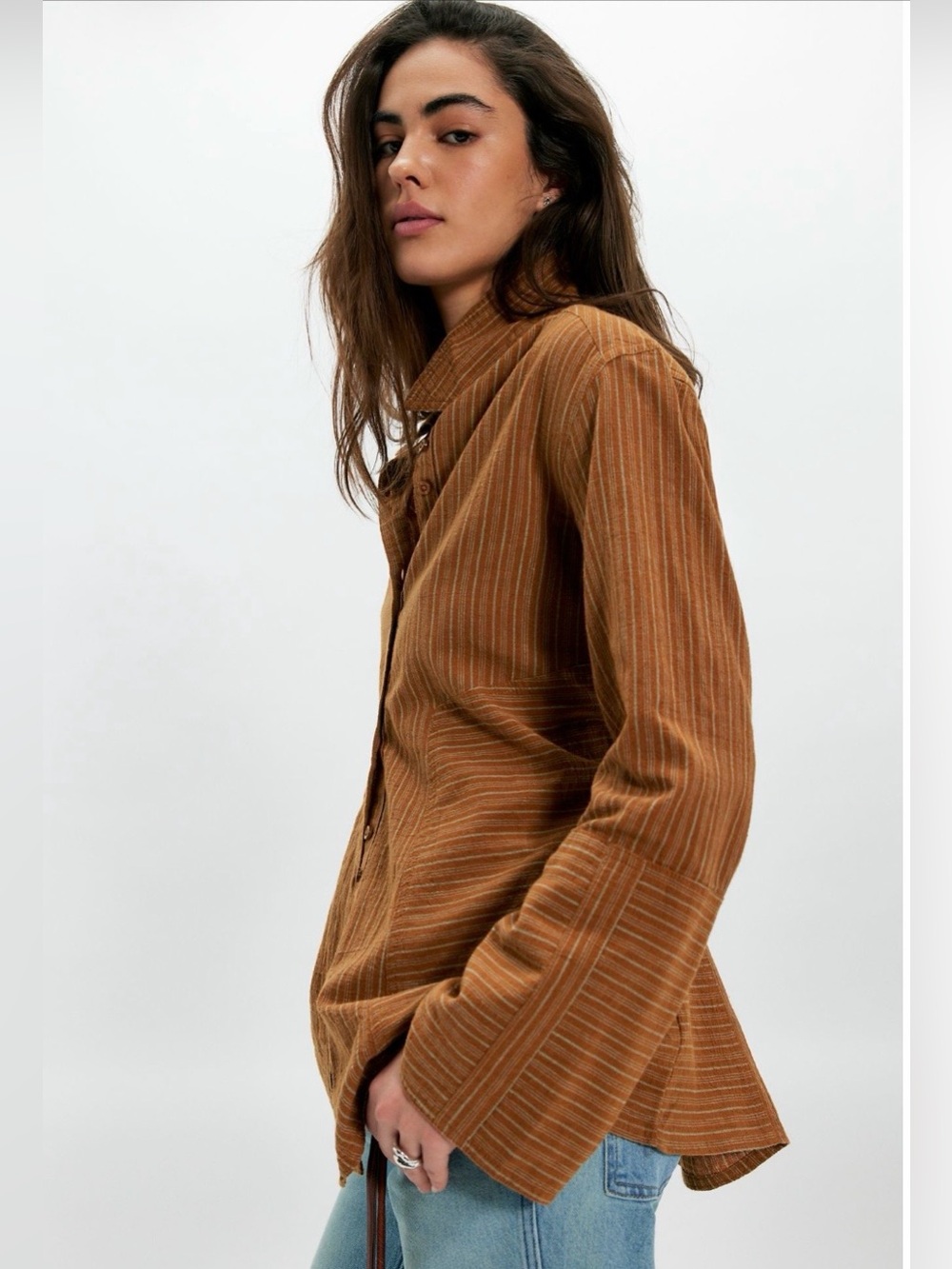 Free People We The Free Sun Gazer Button Down NWT 💖